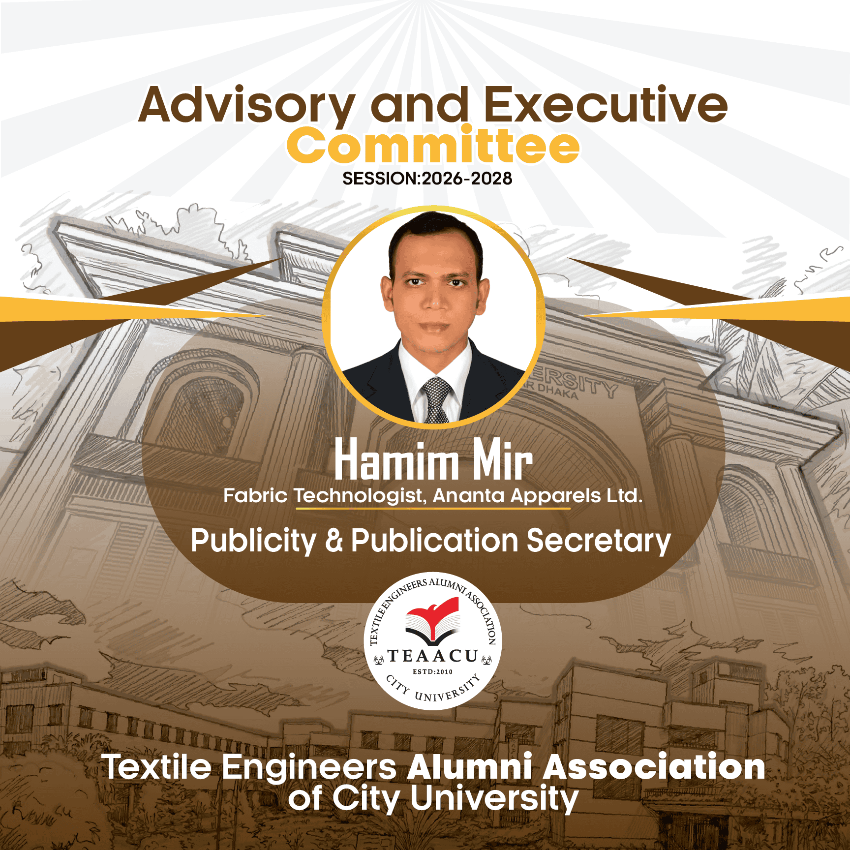 TEAACU Executive Committee 2026–2028